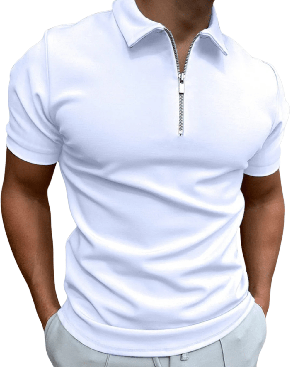 Zip Polo Shirt - Luxoria