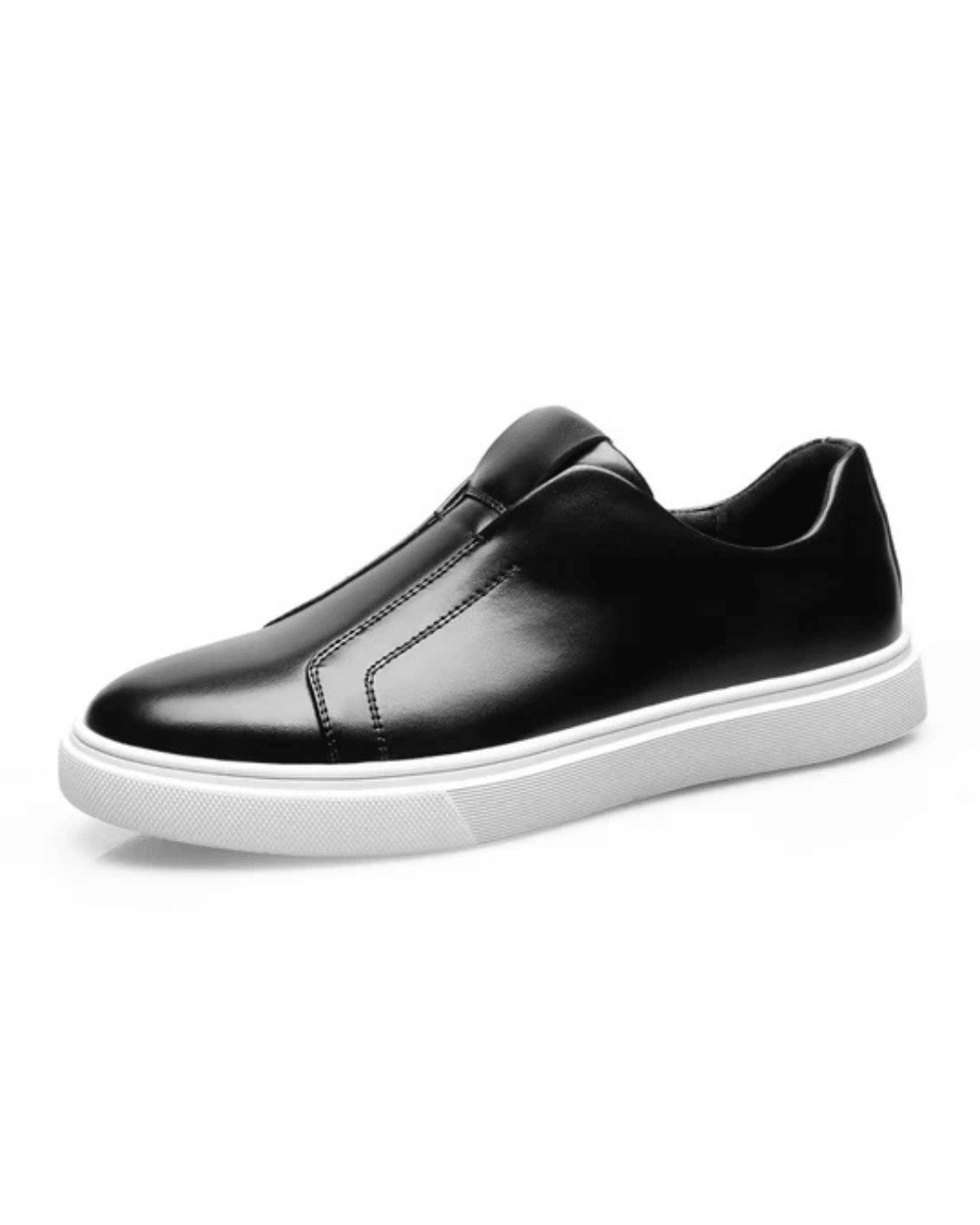 Casual Leather Slip - On Shoes - Luxoria