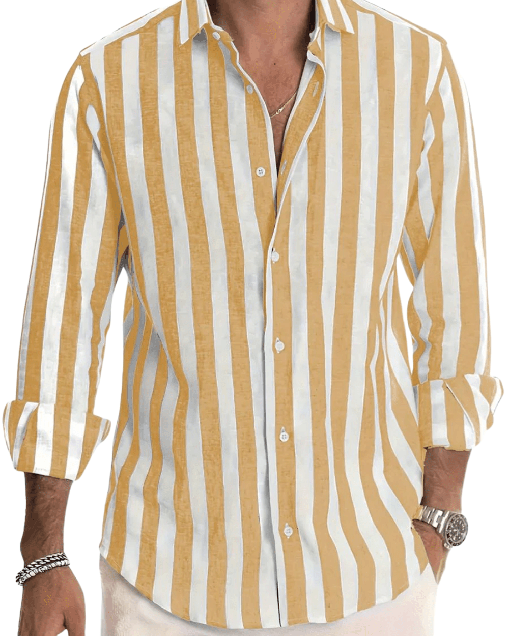 Striped Summer Shirt - Luxoria