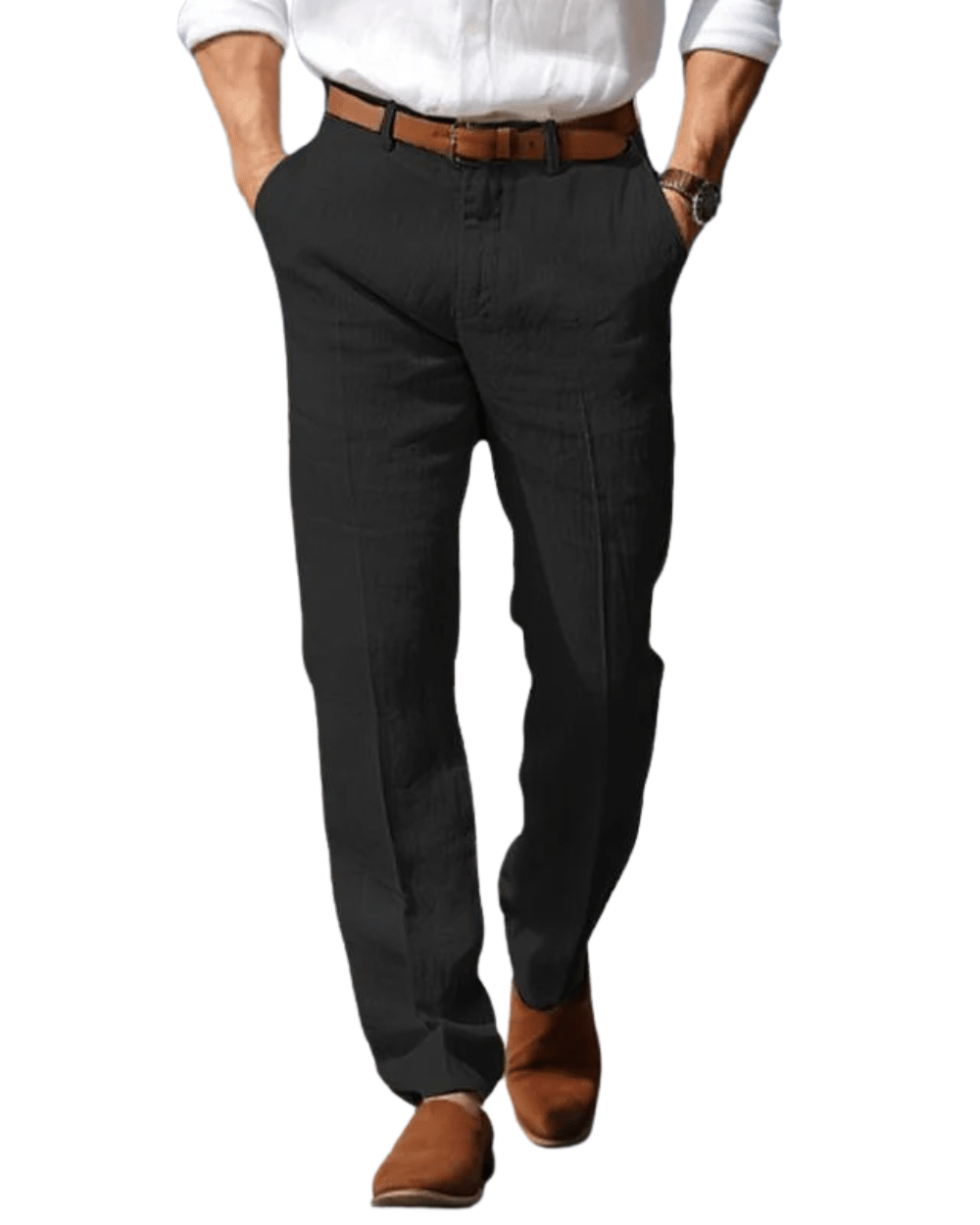 Elegant Linen Pants - Luxoria
