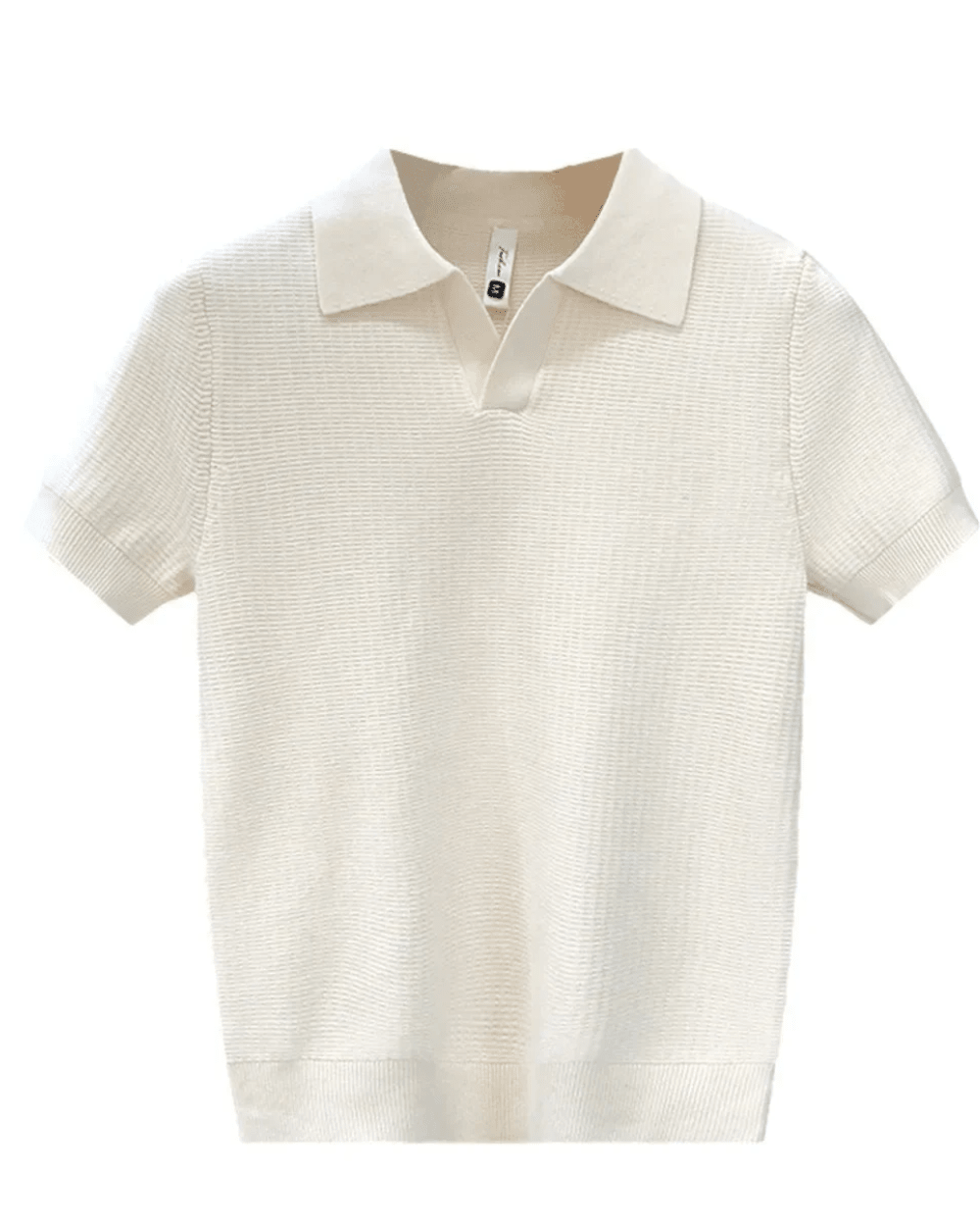 Breathable Knitted Polo Shirt - Luxoria