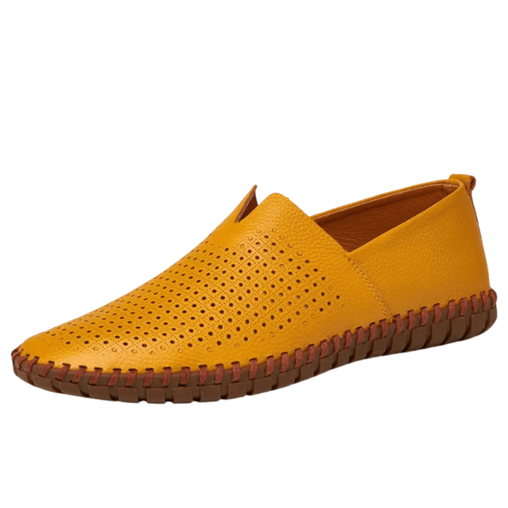 Mykonos Leather Loafers - Luxoria