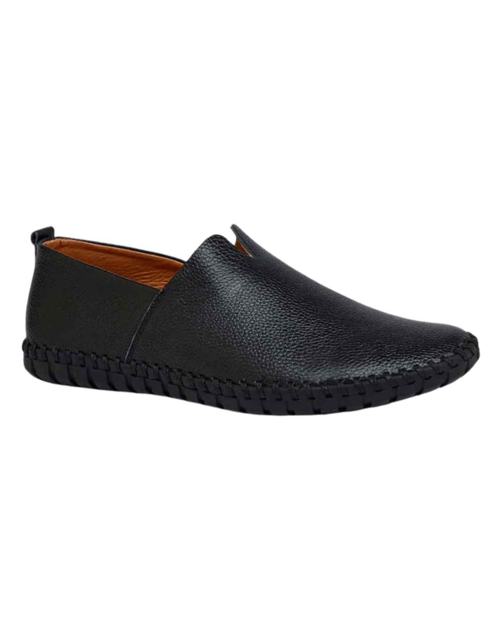 Breathable Leather Loafers - Luxoria