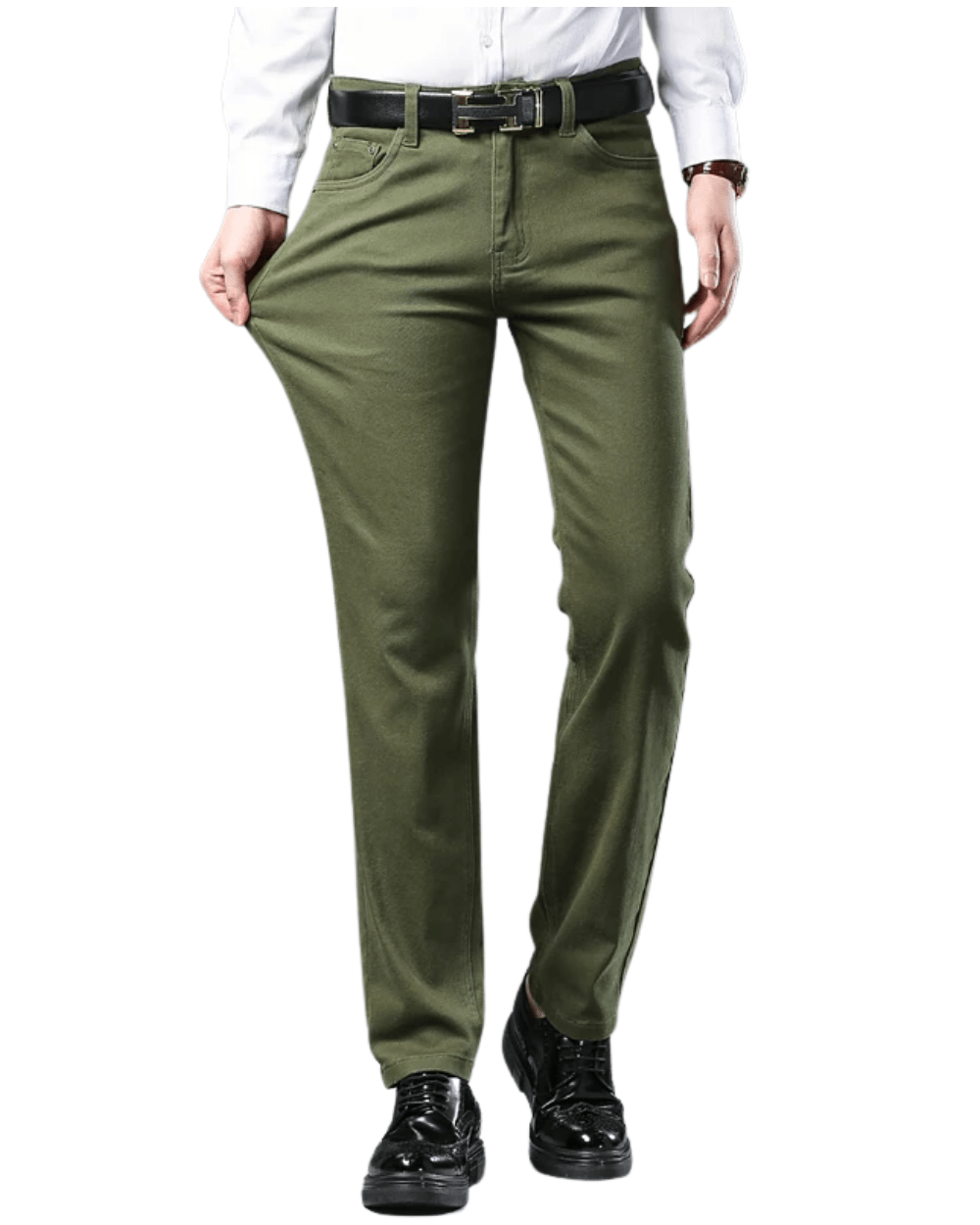 Elegant Cotton Jeans - Luxoria
