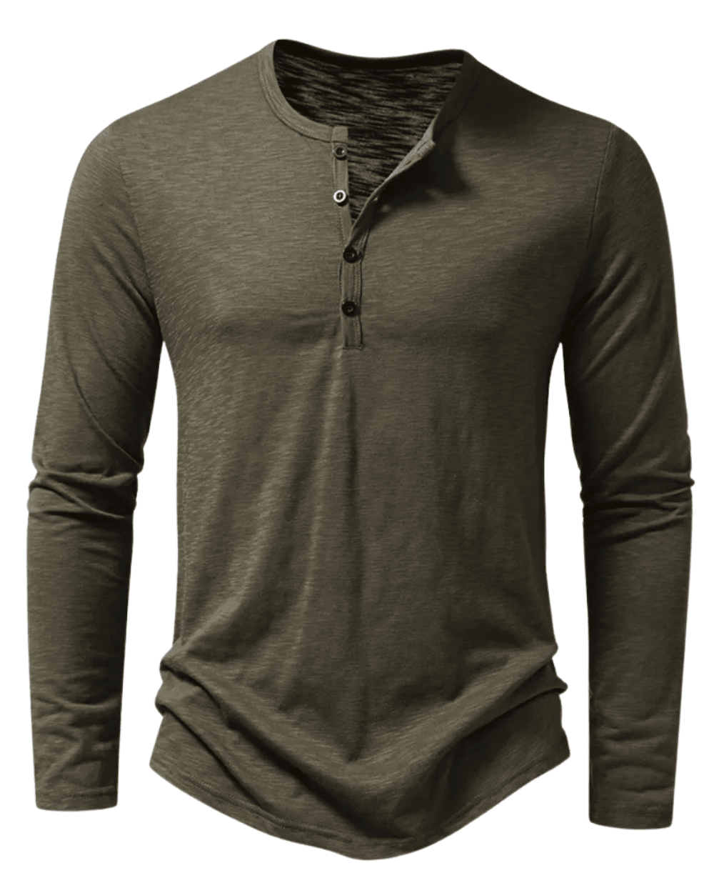 Long Sleeved Cotton Polo Shirt - Luxoria