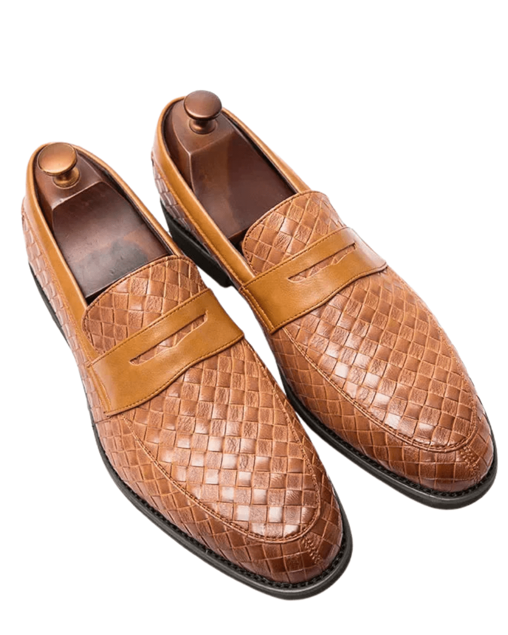 Elegant Woven Loafers - Luxoria