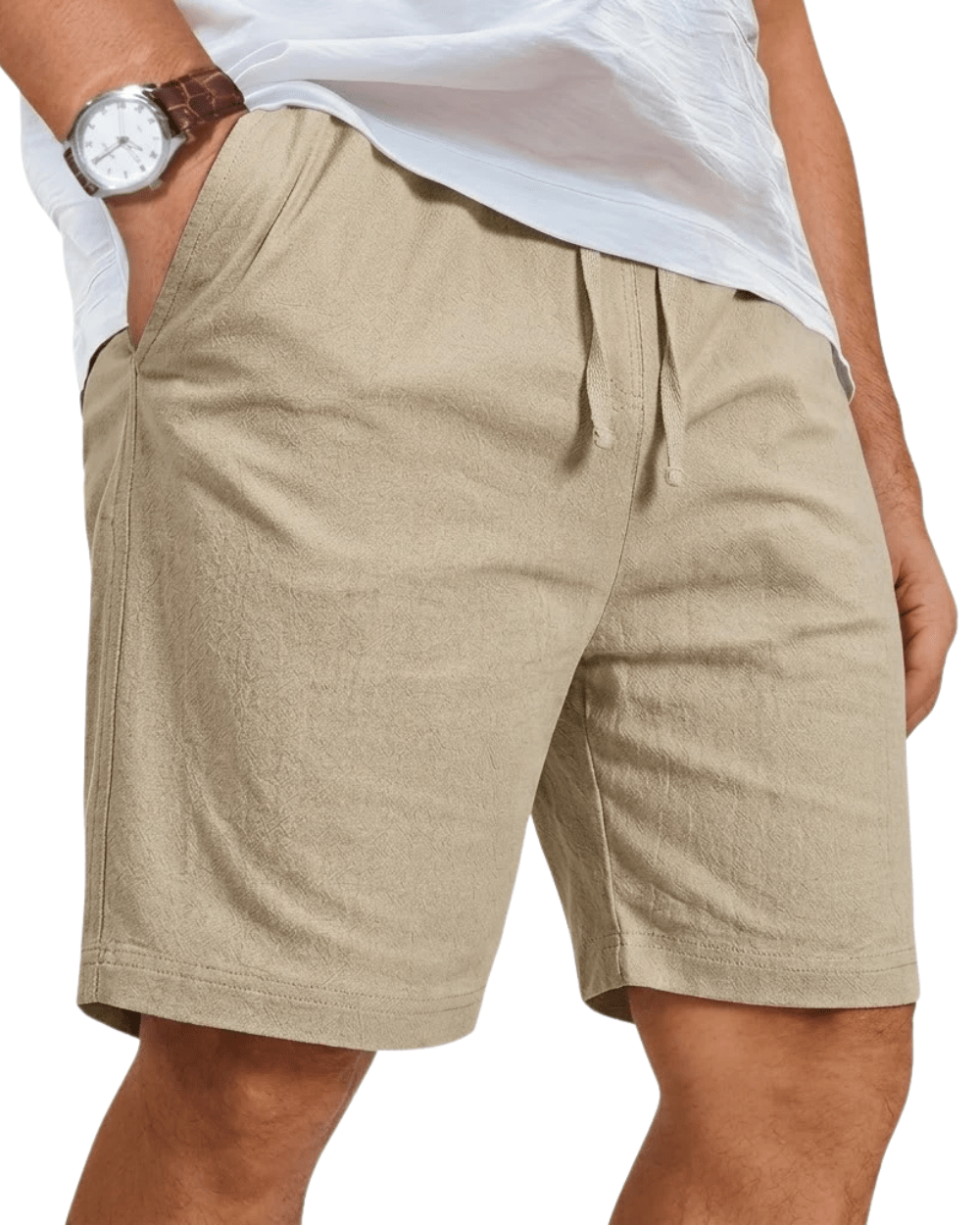 Casual Linen Summer Shorts - Luxoria