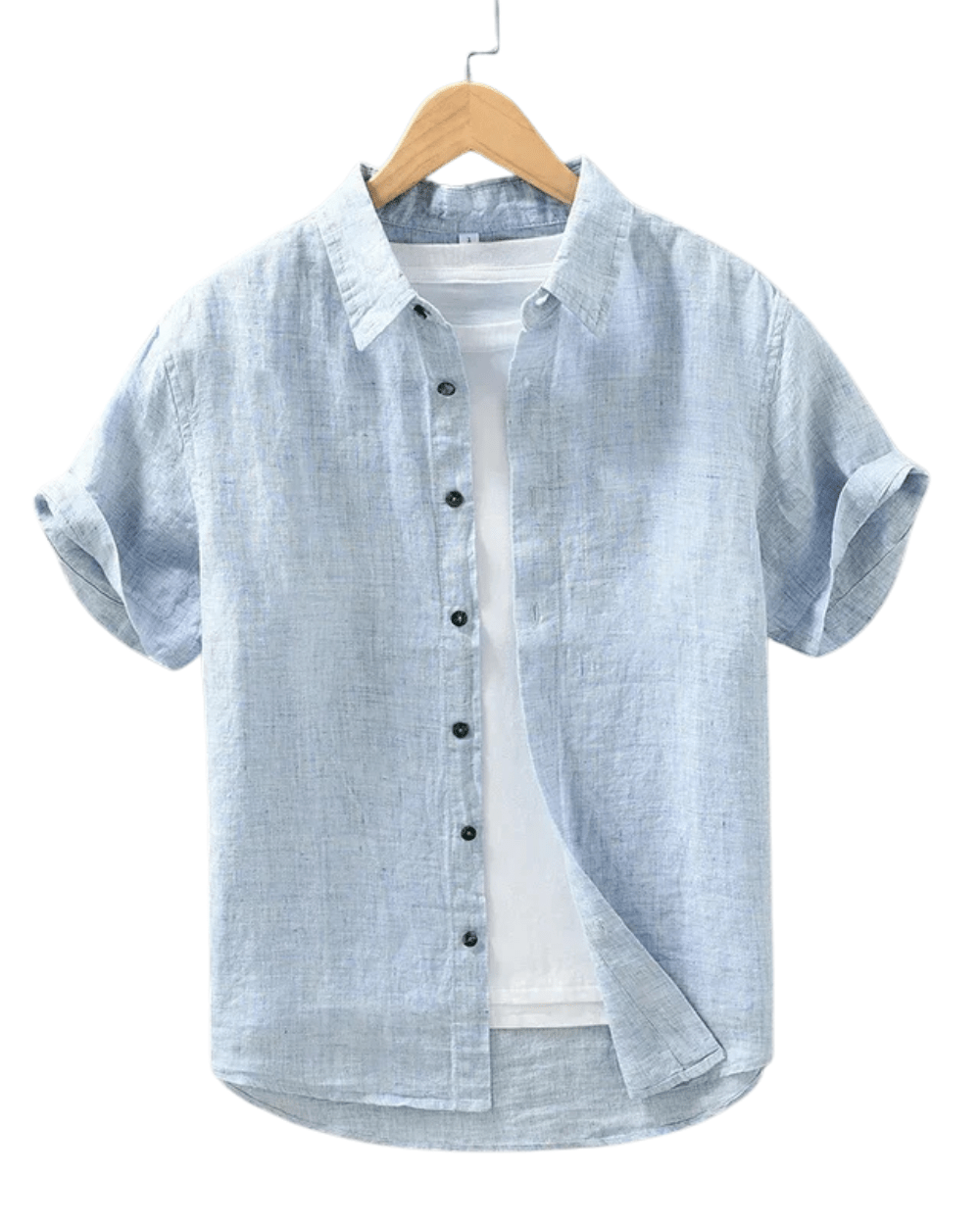 Elegant Linen Men's Shirt - Luxoria