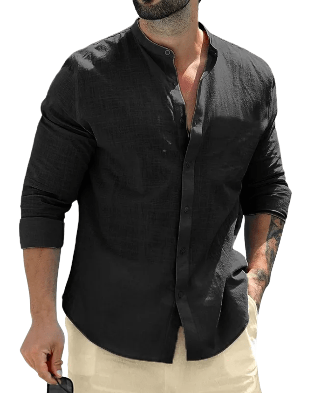 Linen Men's Shirt - Luxoria