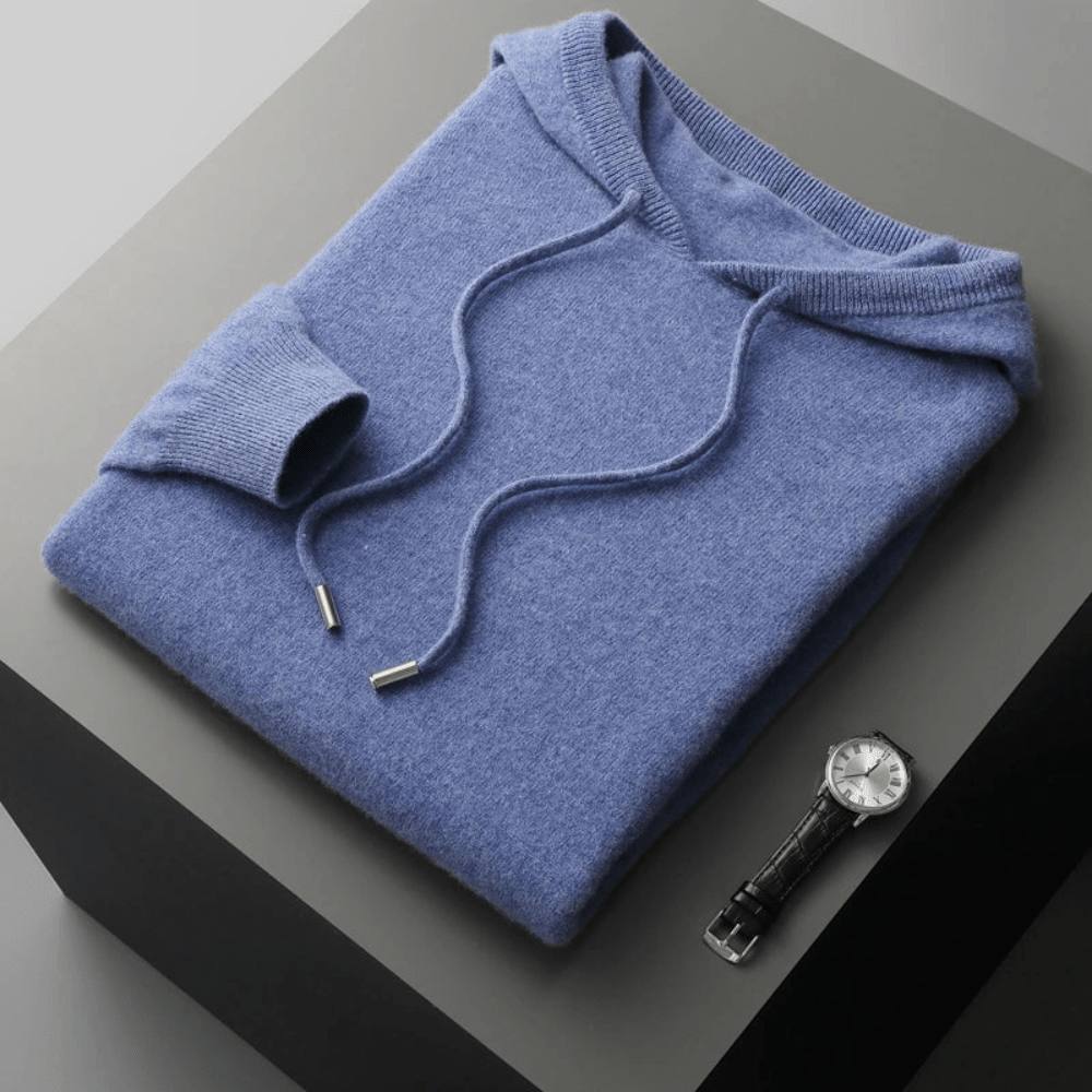 Canopus Cashmere Hooded Sweater - Luxoria