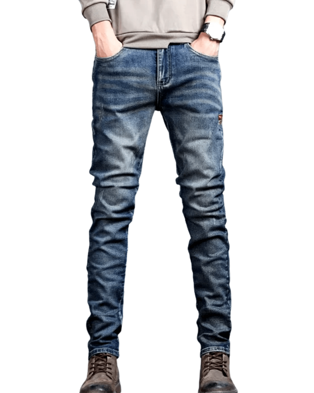 Slim Fit Denim Jeans - Luxoria