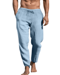 Corfu Linen Pants - Luxoria