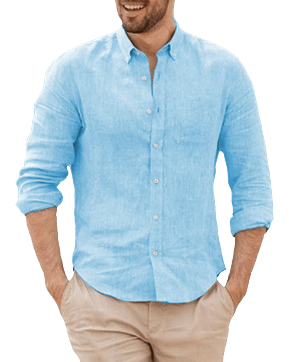 Breathable Linen Shirt - Luxoria