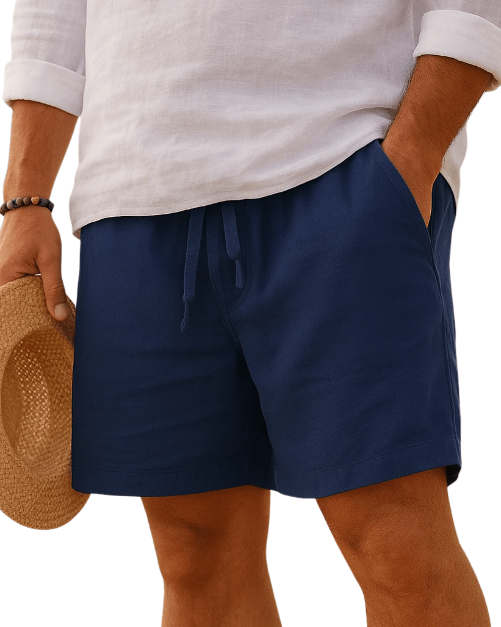 Elegant Linen Shorts - Luxoria