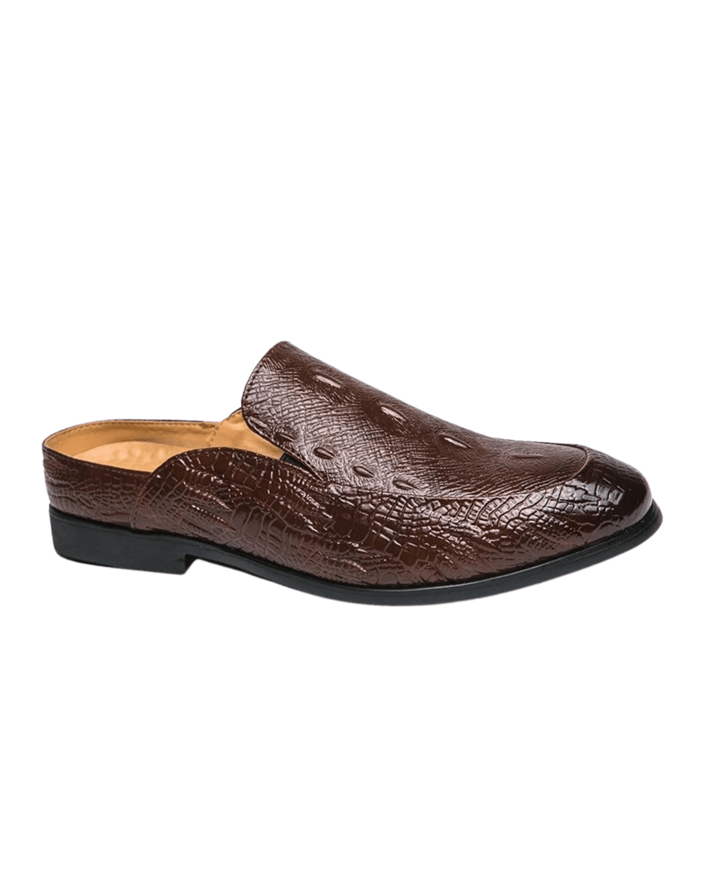 Elegant Crocodile Print Dress Shoes - Luxoria