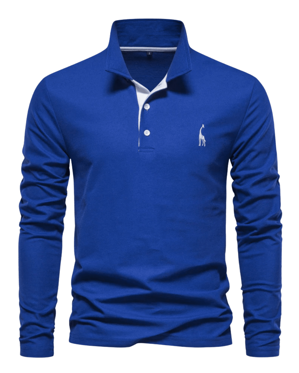 Casual Long Sleeved Polo Shirt - Luxoria