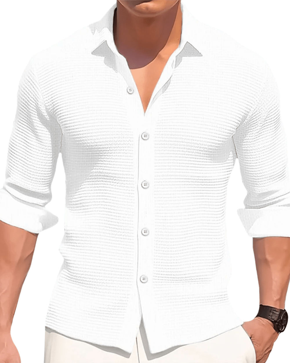 Casual Cotton Shirt - Luxoria