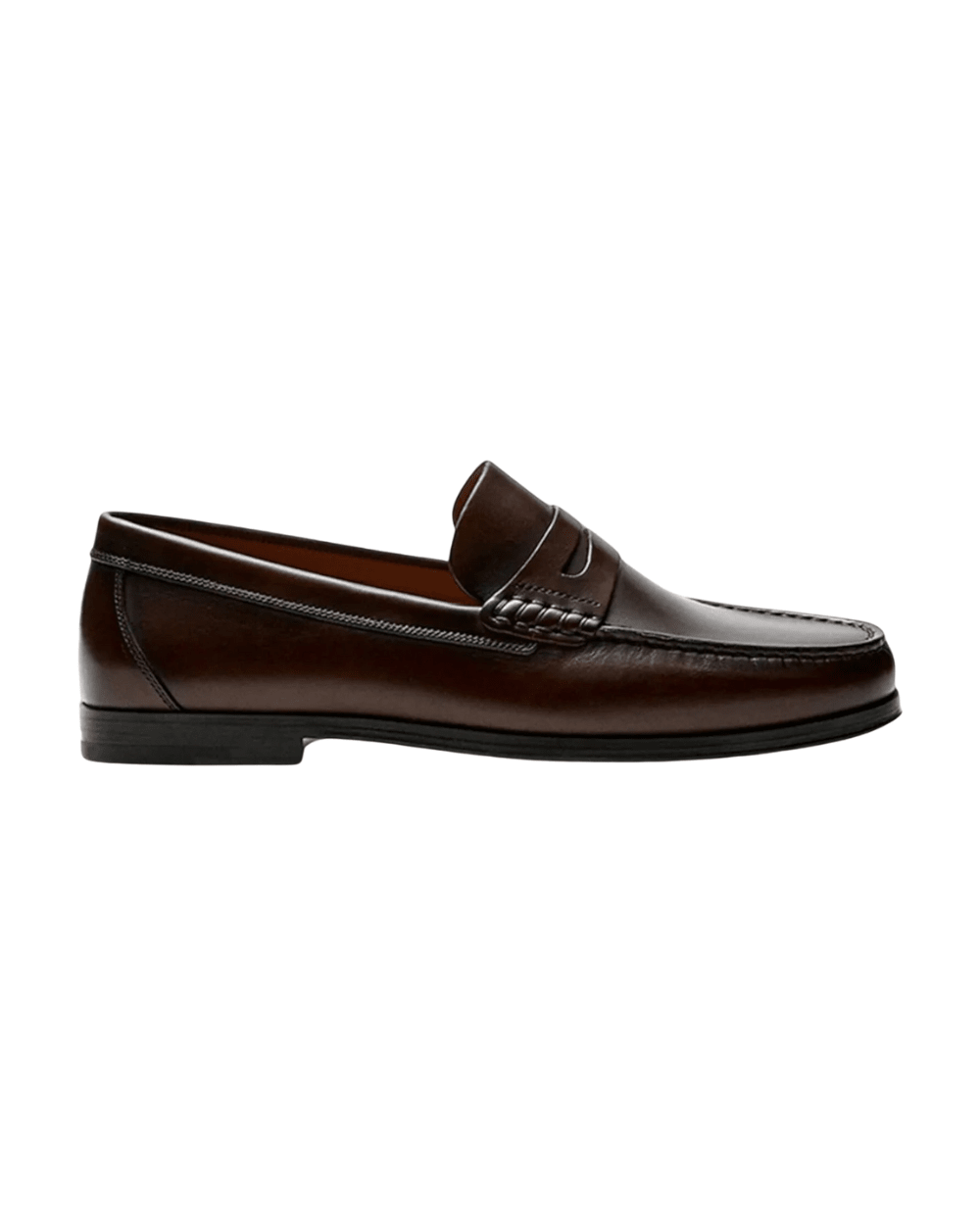 Chic Leather Penny Loafers - Luxoria