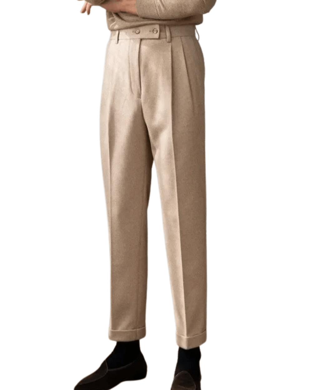 High - Waisted Chic Pants - Luxoria