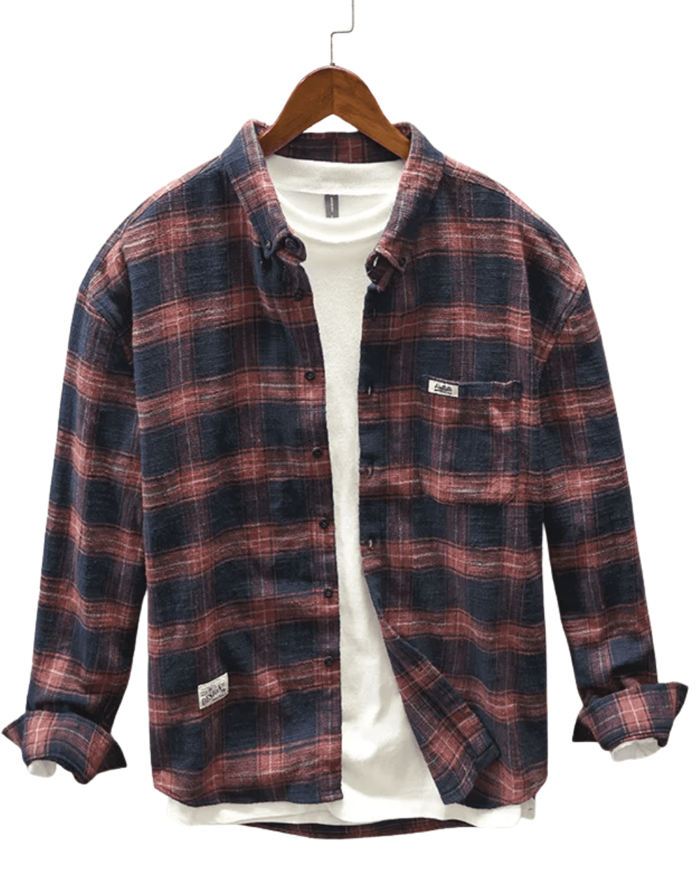 Elegant Plaid Shirt - Luxoria