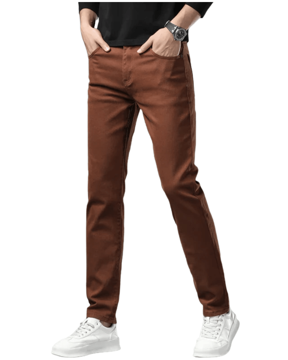 Elegant Denim Stretch Jeans - Luxoria