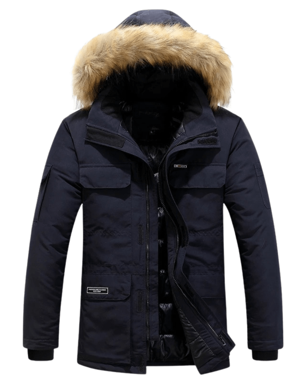 Elegant Men's Winter Jacket - Luxoria