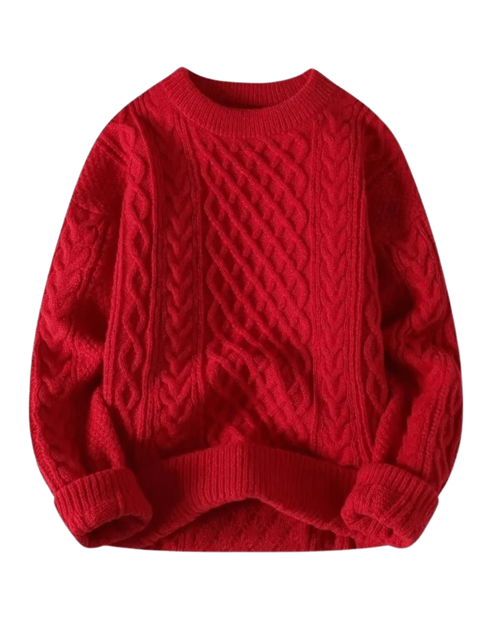 Cable Knit Sweater - Luxoria