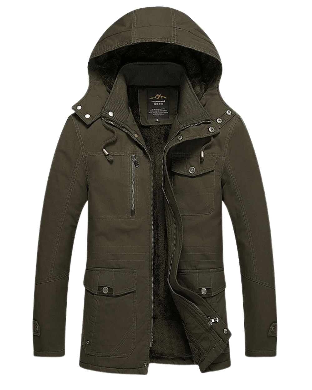 Elegant Cotton Padded Winter Jacket - Luxoria