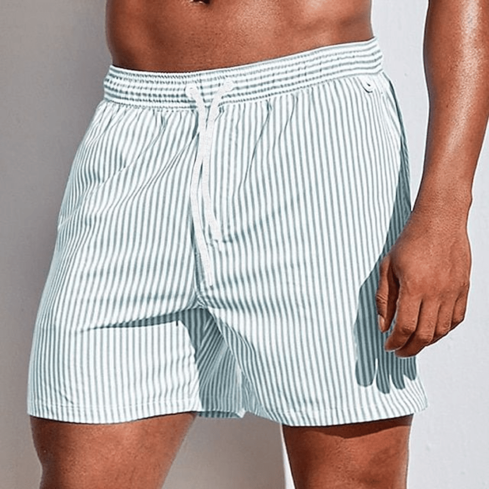 Casual Striped Boardshorts - Luxoria