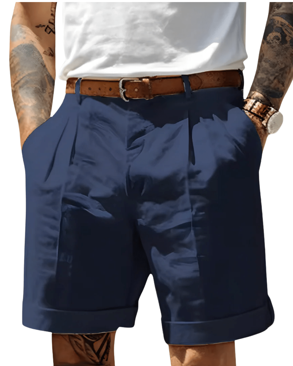 Casual Cotton Shorts - Luxoria