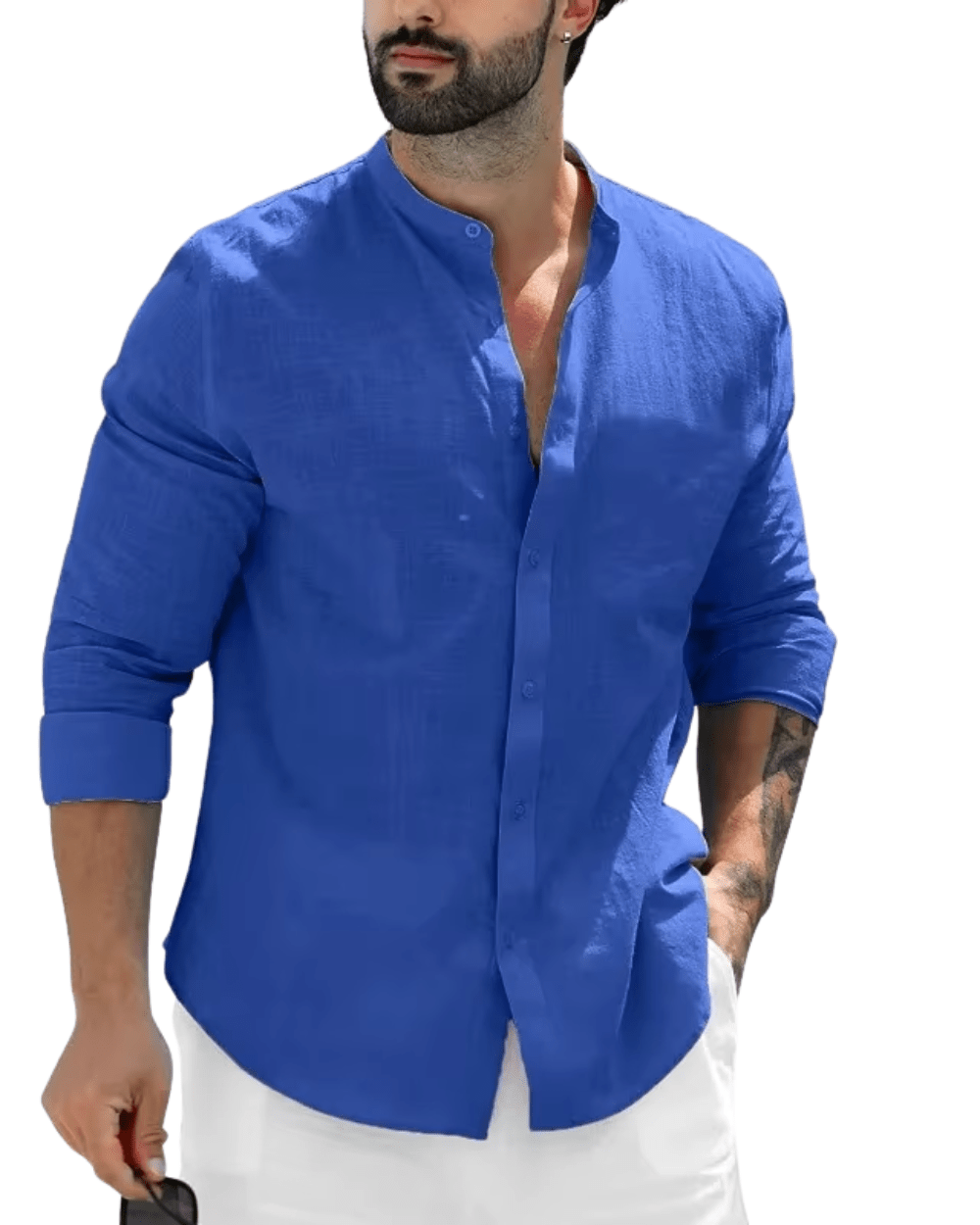 Casual Linen Shirt - Luxoria