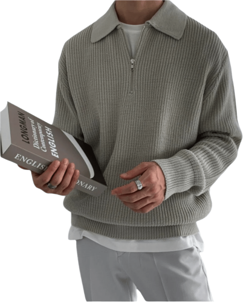 Monaco Zip Sweater - Luxoria