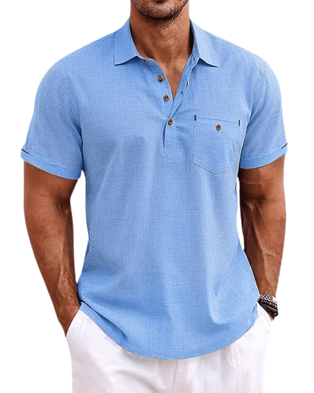 Linen Polo Shirt - Luxoria