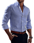 Elegant Striped Shirt - Luxoria