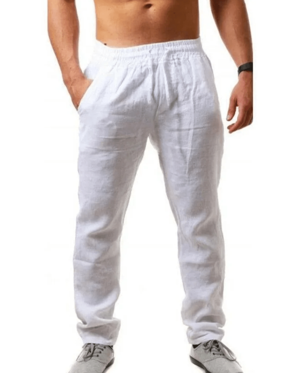 Breathable Linen Pants - Luxoria