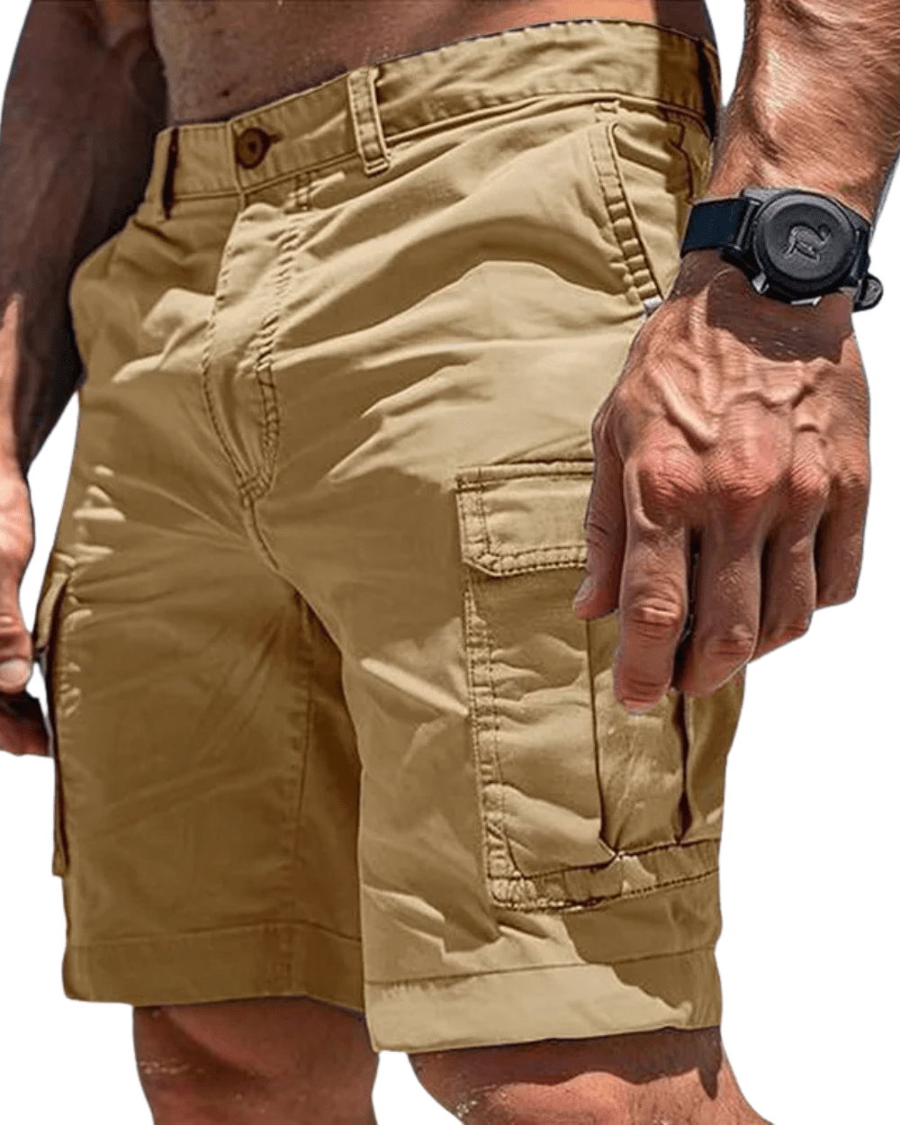 Elegant Cargo Shorts - Luxoria