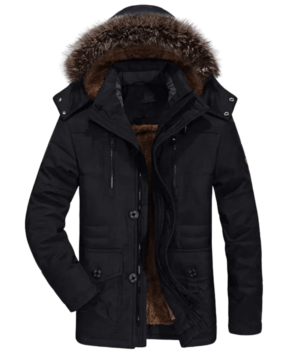Cotton Hooded Winter Jacket - Luxoria
