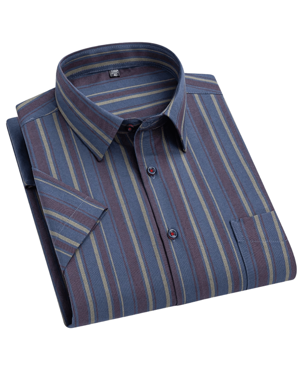 Givalli - Short - Sleeved Cotton Shirt - Luxoria