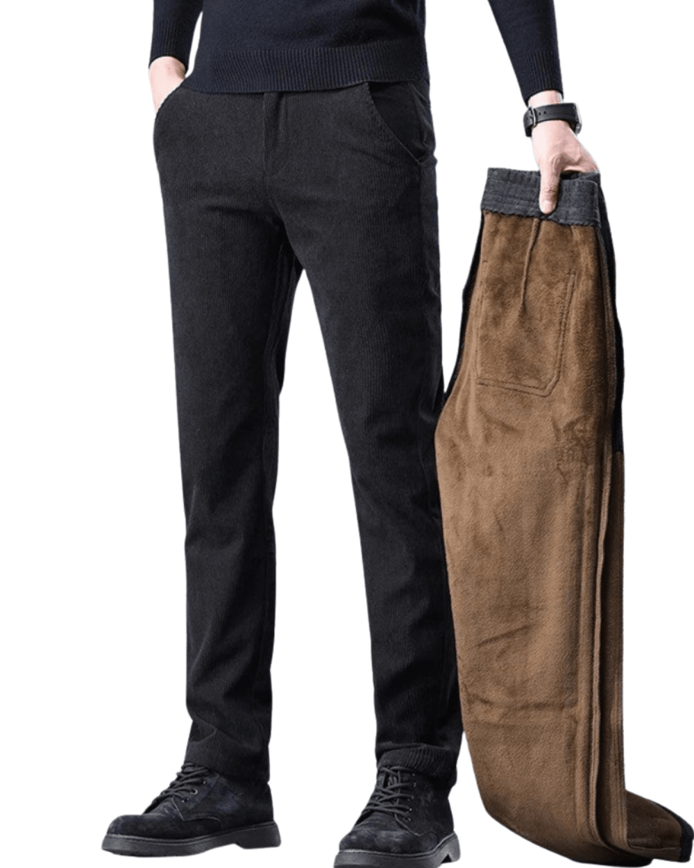 Elegant Corduroy Pants - Luxoria
