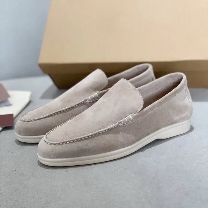 Chic Suede Loafers - Luxoria