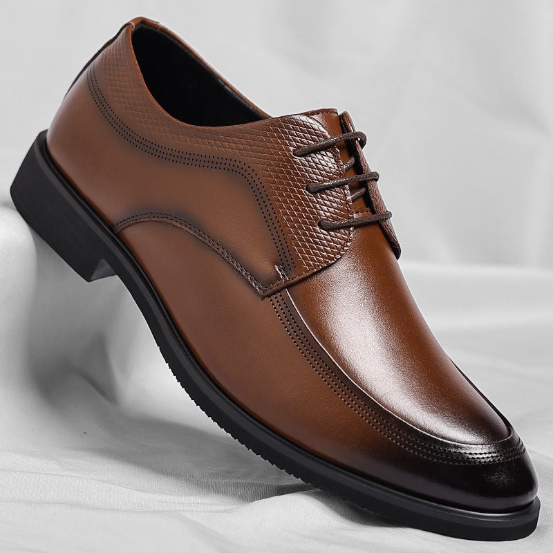 Leather Oxford Business Shoes - Luxoria