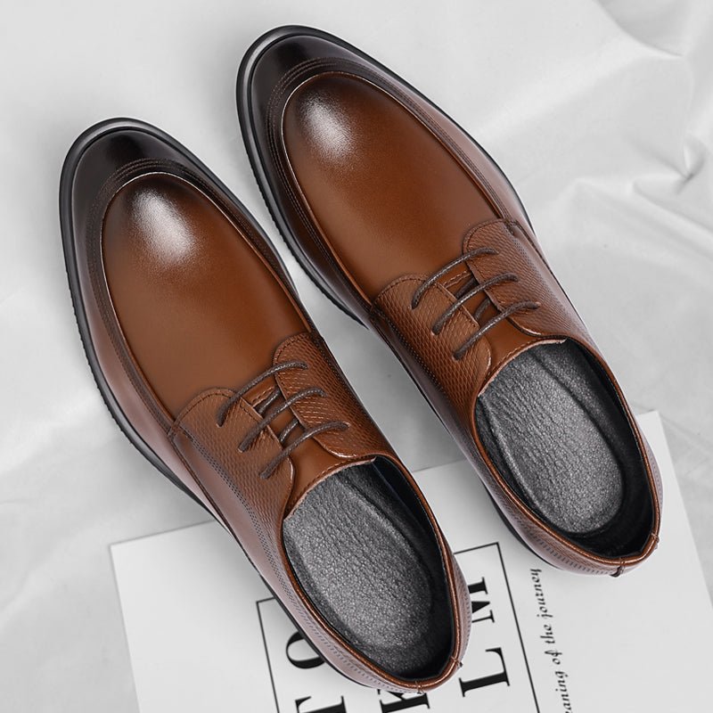 Leather Oxford Business Shoes - Luxoria