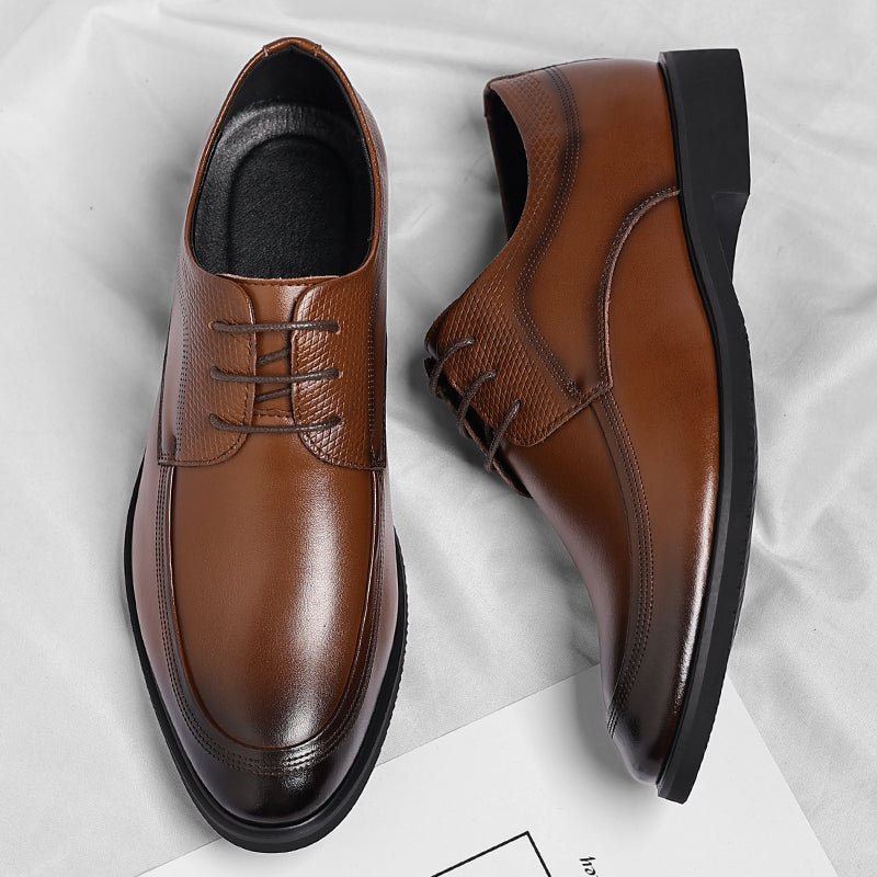 Leather Oxford Business Shoes - Luxoria