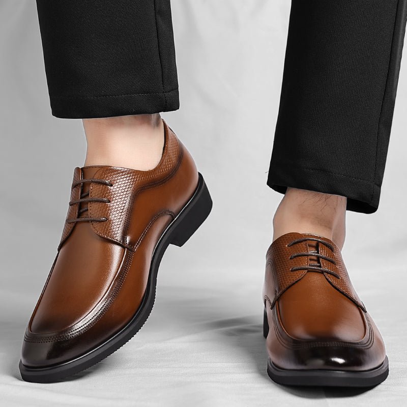 Leather Oxford Business Shoes - Luxoria