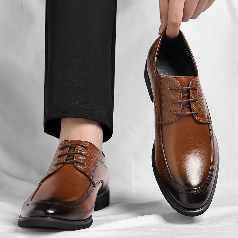 Leather Oxford Business Shoes - Luxoria