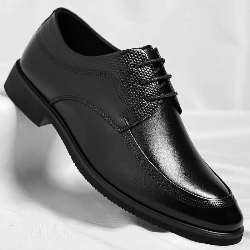 Leather Oxford Business Shoes - Luxoria