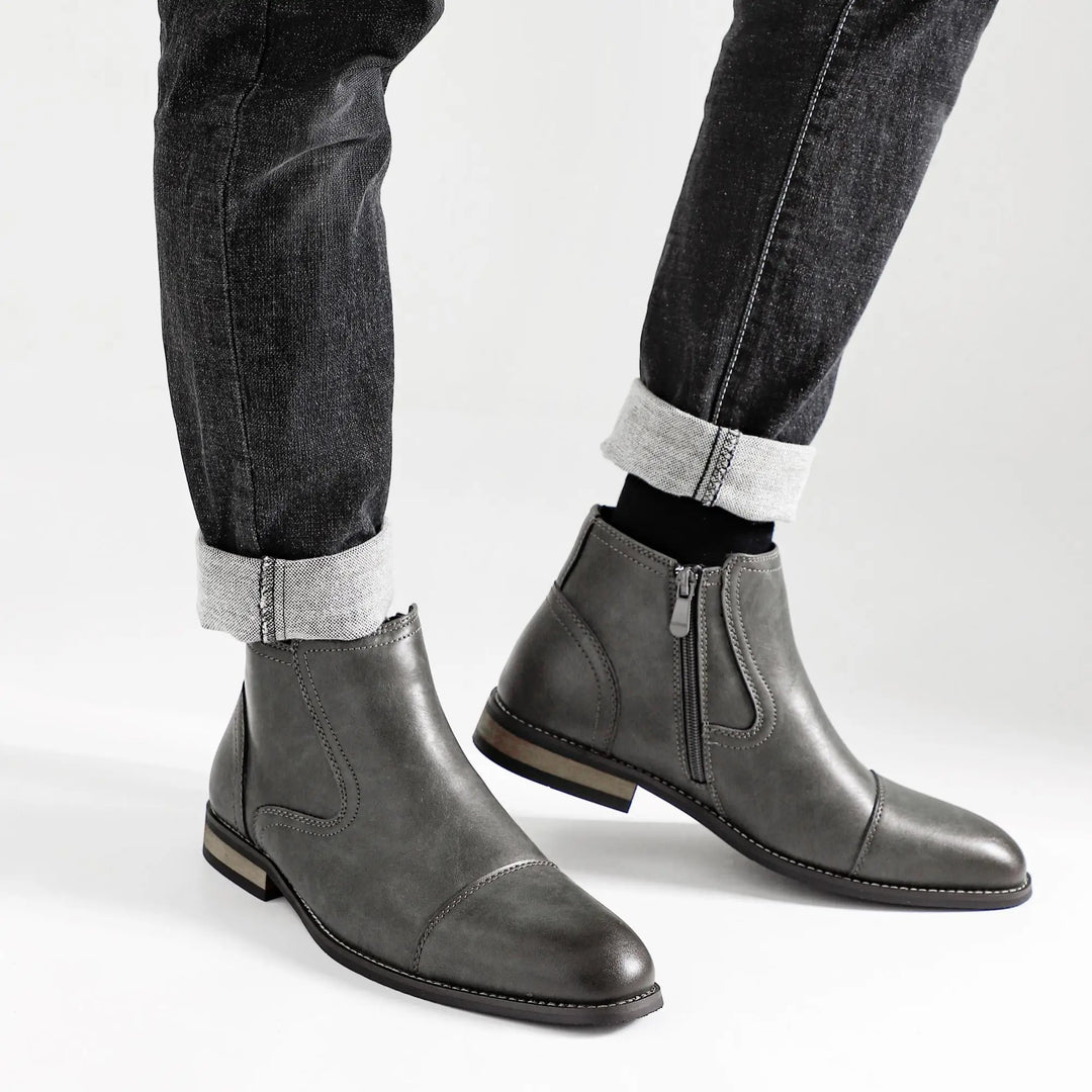 Leather Chelsea Boots - Luxoria
