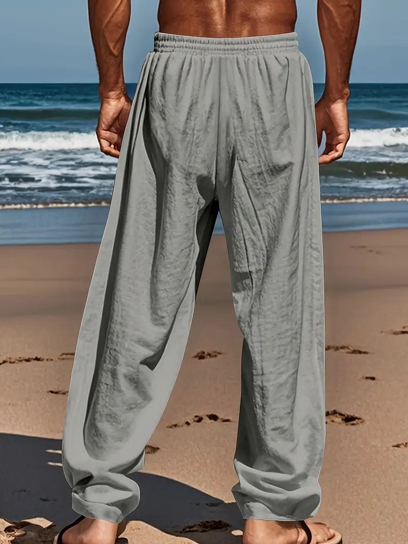Casual Linen Pants - Luxoria