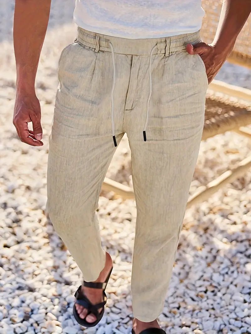 Elegant Linen Pants - Luxoria