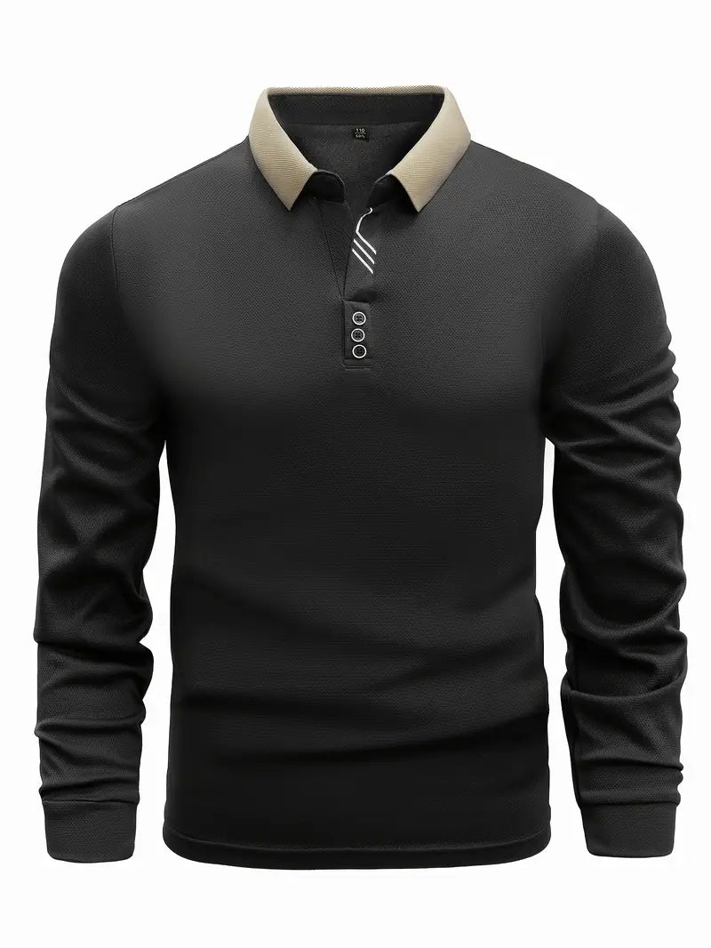 Lightweight Polo Sweater - Luxoria